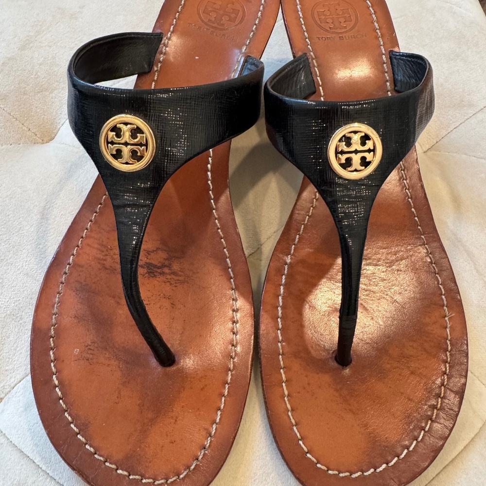 Tory Burch Cameron Wedge sandal 9.5